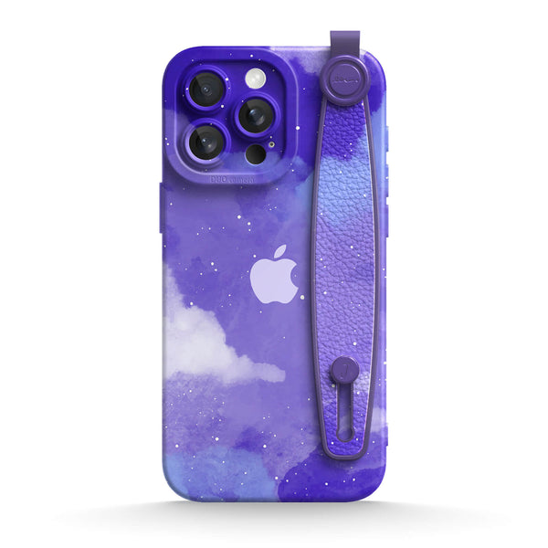 星體紫藍色| iPhone系列多功能腕帶保護殼