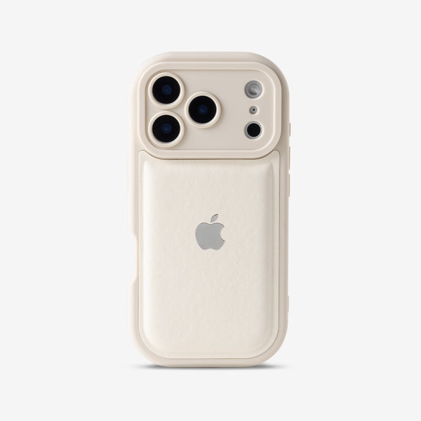 White | iPhone Soft Leather Case