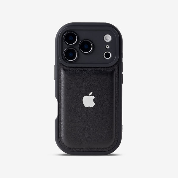 Black | iPhone Soft Leather Case