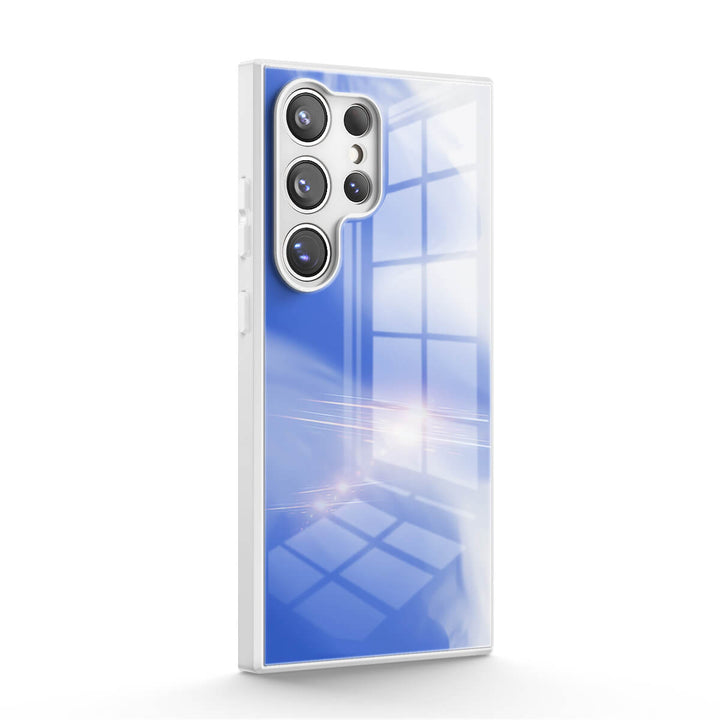 Blue and White | Samsung Series Impact Resistant Protective Case