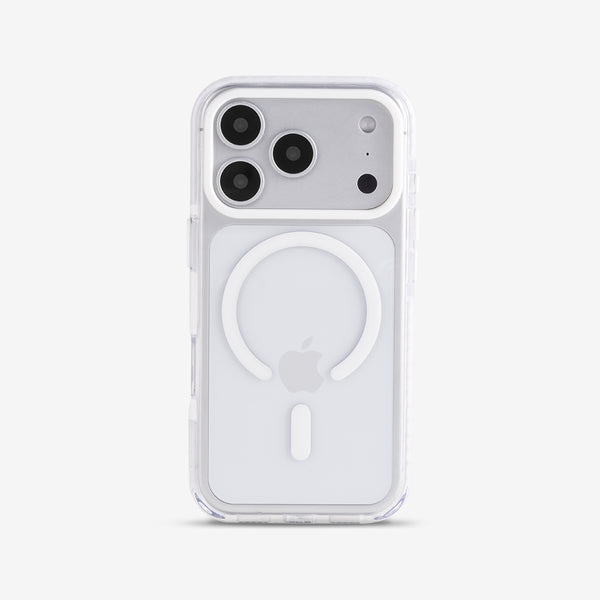White | iPhone Transparent Minimalist Case