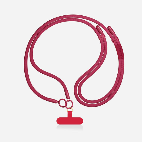 Rope Cross-body Strap - Camellia Red