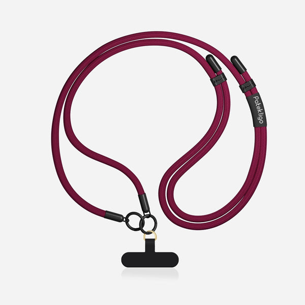 Rope Cross-body Strap - Plum Color