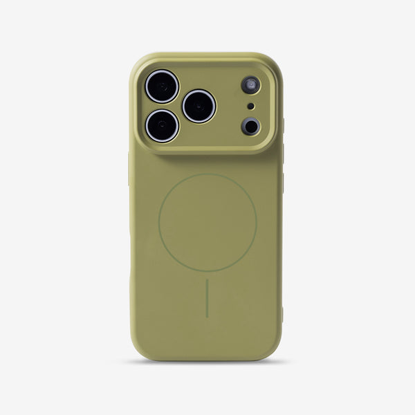 Olive Light Green | iPhone Liquid Silicone Case