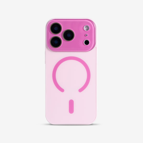 Pink | iPhone Frosted Mirror Case