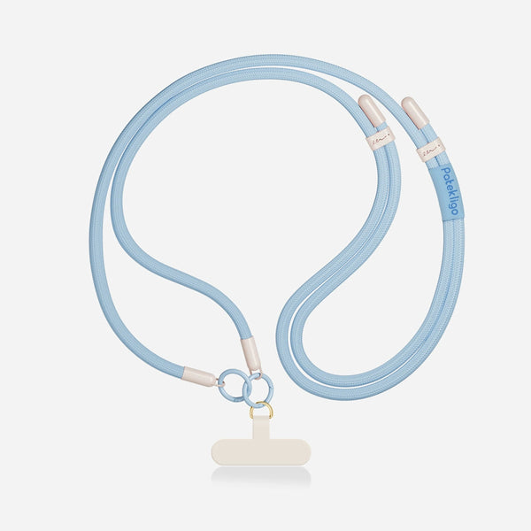 Rope Cross-body Strap - Grey Blue